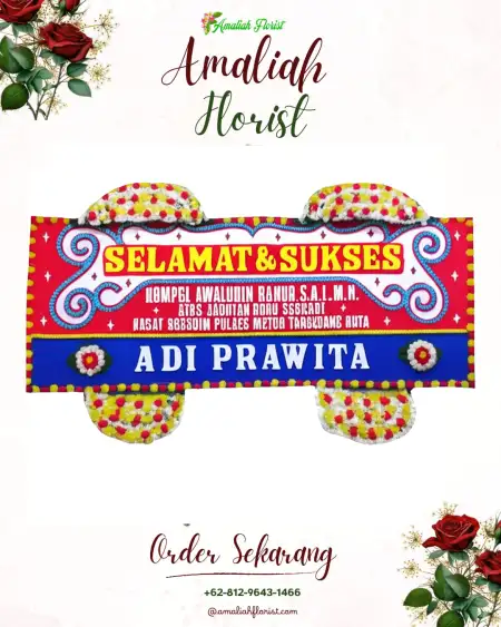 Papan Bunga Ucapan Selamat Ciderum